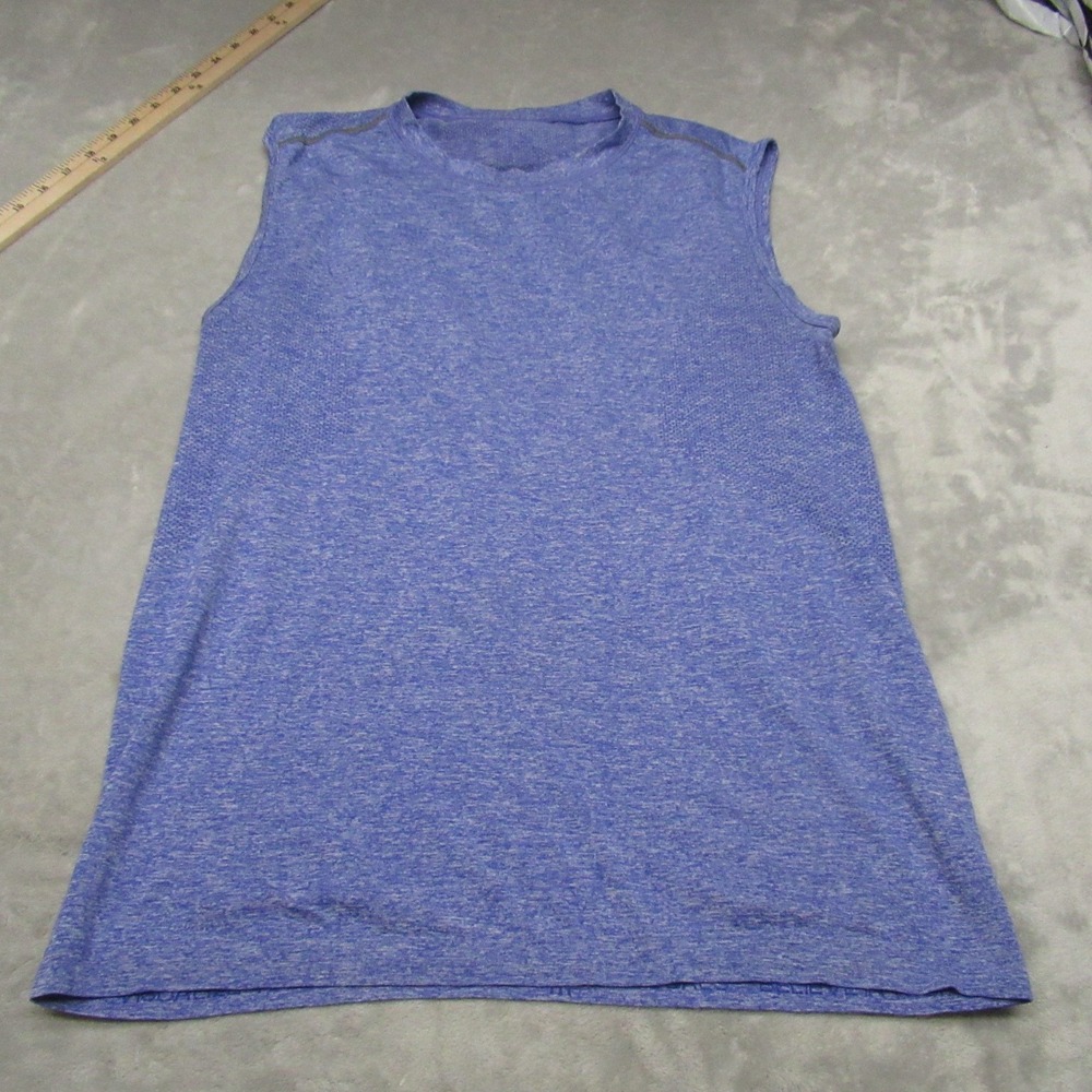 Lululemon Metal Vent‎ Tech Shirt Men Small? Blue Sleeveless Performance Training